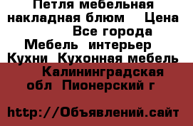 Петля мебельная накладная блюм  › Цена ­ 100 - Все города Мебель, интерьер » Кухни. Кухонная мебель   . Калининградская обл.,Пионерский г.